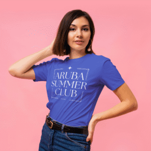 Aruba Summer Club Vintage Tee (periwinkle)