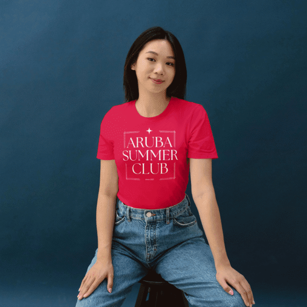 Aruba Summer Club Vintage Tee (red)