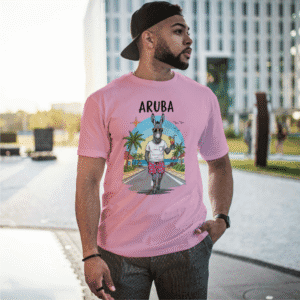 The Happy Donkey – Aruba Cartoon Tee