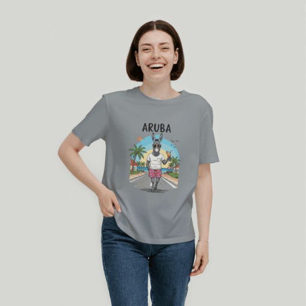 The Happy Donkey – Aruba Cartoon Tee