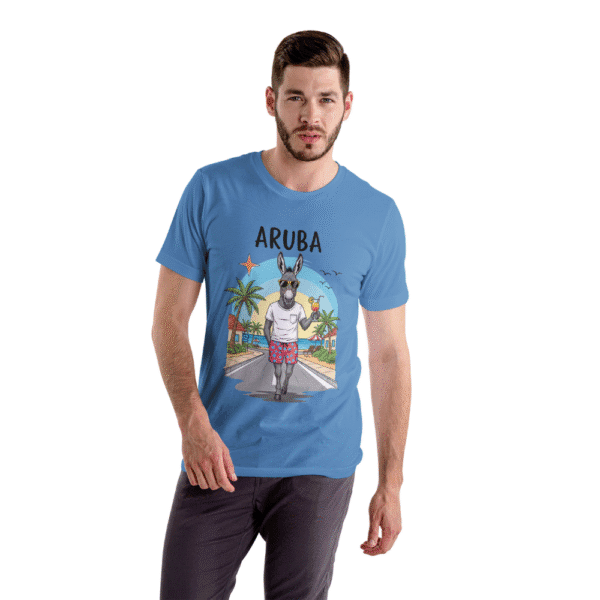 The Happy Donkey – Aruba Cartoon Tee